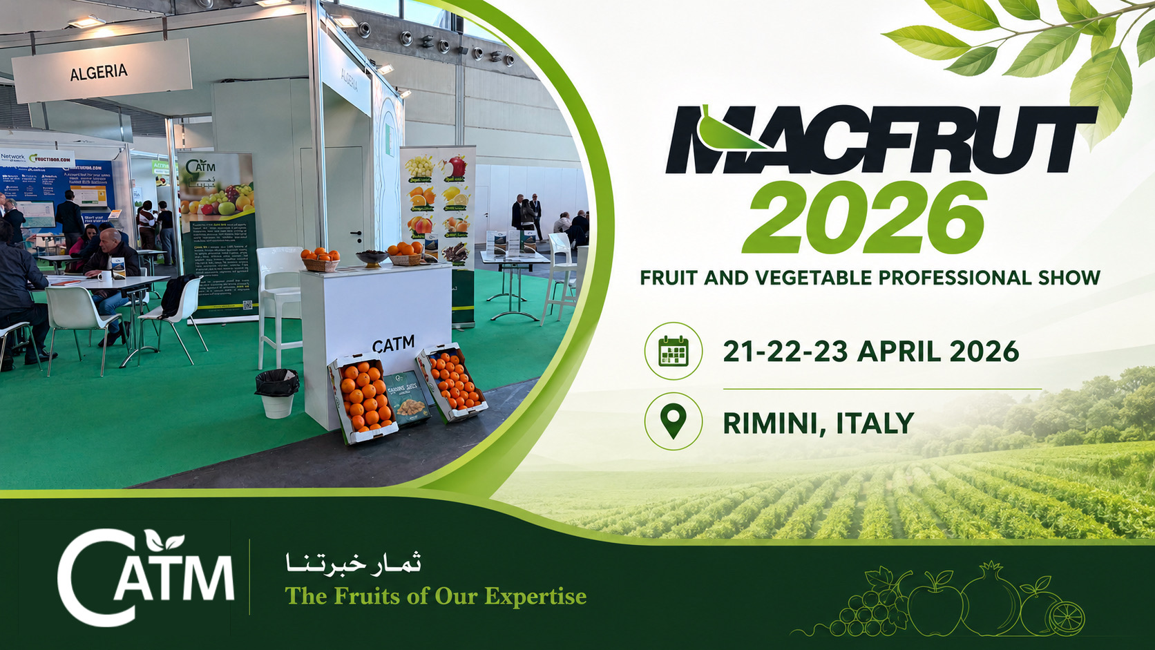 CATM participe au salon Macfrut 2026 à Rimini, en Italie